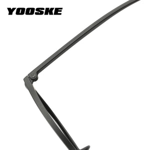 YOOSKE Night Vision Polarized Sunglasses Men Women Small Round Goggles Yellow Sun Glasses Driver Night Driving UV400 Eyewear