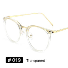 Carica l&#39;immagine nel visualizzatore di Gallery, YOOSKE Optical Glasses for Sight Women Men Myopia Round Oversized Eyeglasses Frames Metal Spectacles Clear Glasses with Cloth