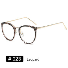 Carica l&#39;immagine nel visualizzatore di Gallery, YOOSKE Optical Glasses for Sight Women Men Myopia Round Oversized Eyeglasses Frames Metal Spectacles Clear Glasses with Cloth