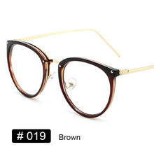 Carica l&#39;immagine nel visualizzatore di Gallery, YOOSKE Optical Glasses for Sight Women Men Myopia Round Oversized Eyeglasses Frames Metal Spectacles Clear Glasses with Cloth