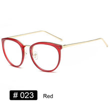 Carica l&#39;immagine nel visualizzatore di Gallery, YOOSKE Optical Glasses for Sight Women Men Myopia Round Oversized Eyeglasses Frames Metal Spectacles Clear Glasses with Cloth