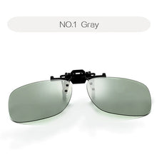 Load image into Gallery viewer, YOOSKE  Photochromic Sunglasses Clips Men Polarized Lens Sun glasses clip Man Driver Chameleon Mirror Eyewear clips