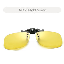 Load image into Gallery viewer, YOOSKE  Photochromic Sunglasses Clips Men Polarized Lens Sun glasses clip Man Driver Chameleon Mirror Eyewear clips