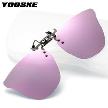 Carica l&#39;immagine nel visualizzatore di Gallery, YOOSKE Polarized Clip on Sunglasses Men Women  Brand Design Myopia Driving Sun Glasses Night Vision Lens Anti-UVA Anti-UVB