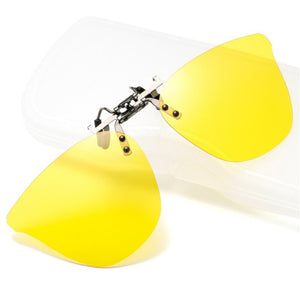 YOOSKE Polarized Clip on Sunglasses Men Women  Brand Design Myopia Driving Sun Glasses Night Vision Lens Anti-UVA Anti-UVB