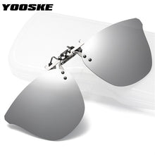 Carica l&#39;immagine nel visualizzatore di Gallery, YOOSKE Polarized Clip on Sunglasses Men Women  Brand Design Myopia Driving Sun Glasses Night Vision Lens Anti-UVA Anti-UVB