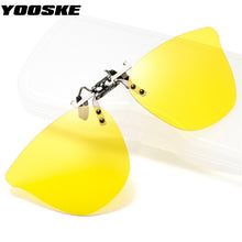 Carica l&#39;immagine nel visualizzatore di Gallery, YOOSKE Polarized Clip on Sunglasses Men Women  Brand Design Myopia Driving Sun Glasses Night Vision Lens Anti-UVA Anti-UVB