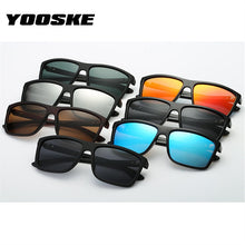 Load image into Gallery viewer, YOOSKE Retro Polarized Sunglasses Men Classic Brand Designer Driving Sun Glasses Male Rectangle Sunglass UV400