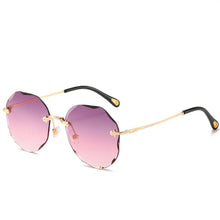 Load image into Gallery viewer, Rimless Cat Eye Sunglasses Women Trendy Sun Glasses Ladies Gradient Shades Framless Eyewear UV400 Mirror