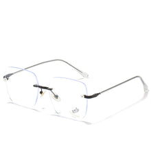 Load image into Gallery viewer, YOOSKE Rimless Pearl Square Glasses Frame Women Elegant Computer Eyewear Anti Blue Light Eyeglasses Frames  Brand Design