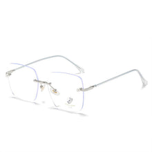 Load image into Gallery viewer, YOOSKE Rimless Pearl Square Glasses Frame Women Elegant Computer Eyewear Anti Blue Light Eyeglasses Frames  Brand Design