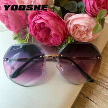 Carica l'immagine nel visualizzatore di Gallery, Rimless Women's Sunglasses Design Fashion Lady Sun glasses Vintage Alloy Classic Designer Shades UV400 Eyewear