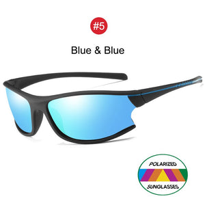 YOOSKE Sports Sunglasses Men 100% Polarized Goggles Sun Glasses Women Outdoor uv400 Polarizing Glasses Elasticity Matte Frame