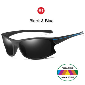 YOOSKE Sports Sunglasses Men 100% Polarized Goggles Sun Glasses Women Outdoor uv400 Polarizing Glasses Elasticity Matte Frame