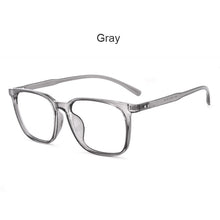 Load image into Gallery viewer, YOOSKE TR90 Myopia Spectacle Frame Men Ultralight Retro Big Frame Imitation Wood Grain Glasses Frame Casual Eyeglasses