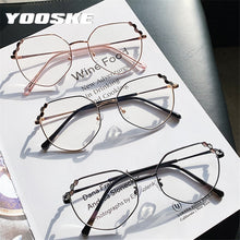 Load image into Gallery viewer, Transparent Optical Glasses Women Elegant Irregular Eyeglasses Frames Ladies Luxury Metal Spectacles Frame