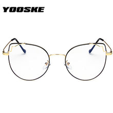 Load image into Gallery viewer, Vintage Cat Eye Glasses Frames Women Retro Transparent Eyeglasses Female Oversized Optical Spectacles
