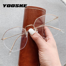 Load image into Gallery viewer, Vintage Polygon Optical Frame Women Anti Blue Ray Computer Glasses Metal Eyeglasses Frames for Ladies