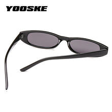 Load image into Gallery viewer, YOOSKE Vintage Rectangle Sunglasses Women Cat Eye Designer Ladies Small Frame Black Red Sun Glasses Brand Retro Skinny Eyewear