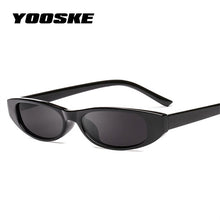 Load image into Gallery viewer, YOOSKE Vintage Rectangle Sunglasses Women Cat Eye Designer Ladies Small Frame Black Red Sun Glasses Brand Retro Skinny Eyewear