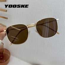Load image into Gallery viewer, YOOSKE Vintage Sunglasses Women Men Retro Driving Sun Glasses Female Male Shades Eyewear Brand Designer Metal Goggles