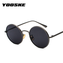 Load image into Gallery viewer, YOOSKE Vintage Sunglasses Women Men Retro Round Steampunk Sun Glasses Female Male Metal Hip Hop Eyewear UV400