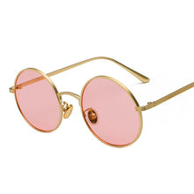 Load image into Gallery viewer, YOOSKE Vintage Sunglasses Women Men Retro Round Steampunk Sun Glasses Female Male Metal Hip Hop Eyewear UV400