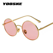 Load image into Gallery viewer, YOOSKE Vintage Sunglasses Women Men Retro Round Steampunk Sun Glasses Female Male Metal Hip Hop Eyewear UV400