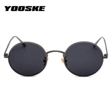 Load image into Gallery viewer, YOOSKE Vintage Sunglasses Women Men Retro Round Steampunk Sun Glasses Female Male Metal Hip Hop Eyewear UV400