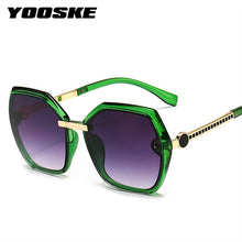 Load image into Gallery viewer, YOOSKE Women Square Sunglasses Ladies Big Frame Sun Glasses Catwalk Vintage Eyeglasses Brand Driving Sunglass