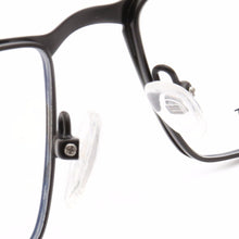 Carica l&#39;immagine nel visualizzatore di Gallery, YOUTOP Square Frame Men&#39;s Business Eyeglasses Male&#39;s Glasses Striped Stainless Steel eyewear 8009