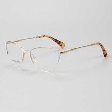 Carica l&#39;immagine nel visualizzatore di Gallery, YOUTOP Women Cat Eye Stainless Steel  Eyeglasses Optical Female Eyewear Prescription Glasses Frame S6822