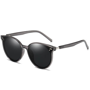 YSO Cat Eye Sunglasses For Women Men Polarized UV Protection Goggles For Car Driving TAC Lenses Women Glasses 335