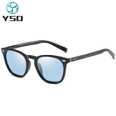 YSO TR Photochromic Polarized Sunglasses For Women UV Protection Aluminium Frame Glasses For Car Driving Goggles 581