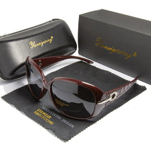 Load image into Gallery viewer, YSYX Polarized Sunglasses Women Brand Designer Sun glasses Classic Big Frame Glasses Female  Vintage oculos de sol