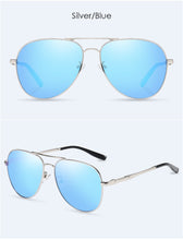 Load image into Gallery viewer, YSYX Vintage Polarized Lens Men's Sunglasses Brand Glasses   Classic Pilot Fishing Sun Glasses Anti Blue ray sun protective 6121