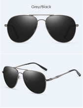 Load image into Gallery viewer, YSYX Vintage Polarized Lens Men's Sunglasses Brand Glasses   Classic Pilot Fishing Sun Glasses Anti Blue ray sun protective 6121