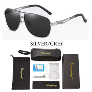 YUNSIYIXING Aluminum Men's Sunglasses Polarized Vintage Brand Sun Glasses Men Driving Eyewear Accessories Oculos de sol 8521