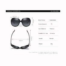 Load image into Gallery viewer, YUNSIYIXING Butterfly Frame Polarized Sunglasses Women  Coating Polarized  Lens UV400 Travel Eyewear YS3113
