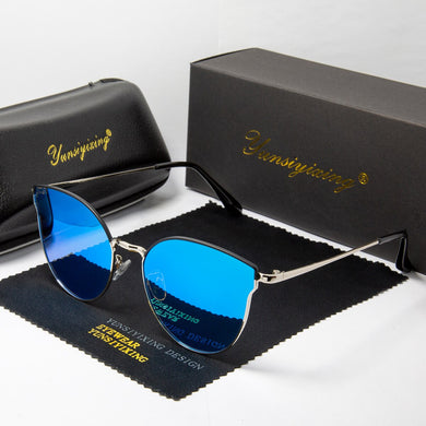 YUNSIYIXING Classic Polarized Sunglasses Women Brand Design Sun Glasses Coating Mirror Driving Accessories Eyewear 6052