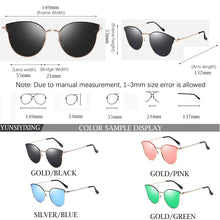 Carica l&#39;immagine nel visualizzatore di Gallery, YUNSIYIXING Classic Polarized Sunglasses Women Brand Design Sun Glasses Coating Mirror Driving Accessories Eyewear 6052