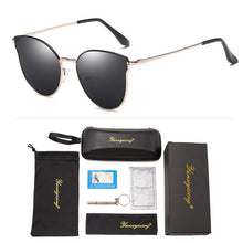 Carica l&#39;immagine nel visualizzatore di Gallery, YUNSIYIXING Classic Polarized Sunglasses Women Brand Design Sun Glasses Coating Mirror Driving Accessories Eyewear 6052