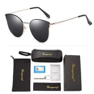 YUNSIYIXING Classic Polarized Sunglasses Women Brand Design Sun Glasses Coating Mirror Driving Accessories Eyewear 6052