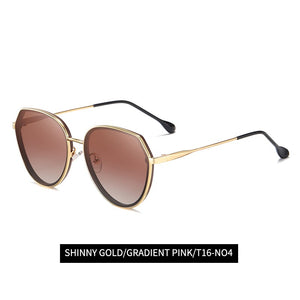 YUNSIYIXING Polarized Women Sunglasses Butterfly Brand Sun Glasses  Coating Mirror Driving Eyewear For Women 2220