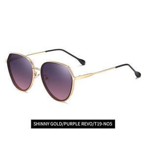 YUNSIYIXING Polarized Women Sunglasses Butterfly Brand Sun Glasses  Coating Mirror Driving Eyewear For Women 2220