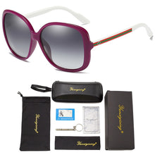 Load image into Gallery viewer, YUNSIYIXING Polarized Women's Sunglasses Butterfly Brand Sun Glasses Coating Mirror Driving Eyewear Oculos de sol 3157