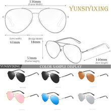 Load image into Gallery viewer, YUNSIYIXING Vintage Men's Sunglasses Polarized Pilot Driving Brand Sun Glasses Classic Anti-Glare Eyewear Men/Women 1503