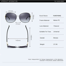 Load image into Gallery viewer, Sunglasses Women Classic Polarized Sun Glasses Women Fashion Glasses 6083 Polarized Driving Eyewear 6083 gafas de sol