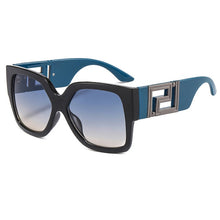 Load image into Gallery viewer, YZAHNEGN Retro large black leopard print square Sunglasses trend women  brand sunglasses women elegant Sunglasses 2023