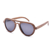 Load image into Gallery viewer, Yellow Skateboard Aviation Wood Sunglasses Men Women Polarized Trending Sun Glasses Brand Designer Female Ray Oculos De Sol